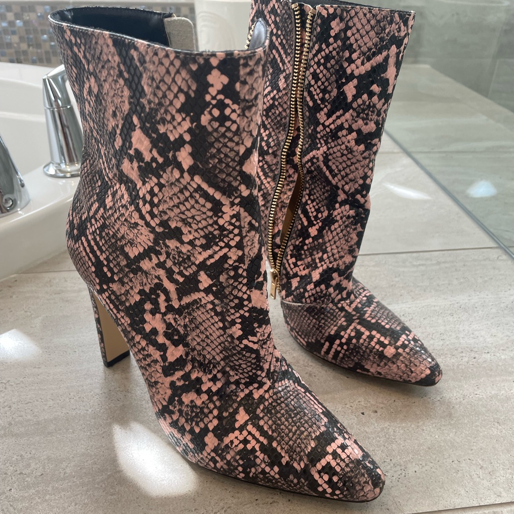 Mistress Rocks Python Booties